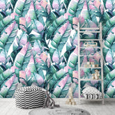 Exotic Banana Leaves Wallpaper